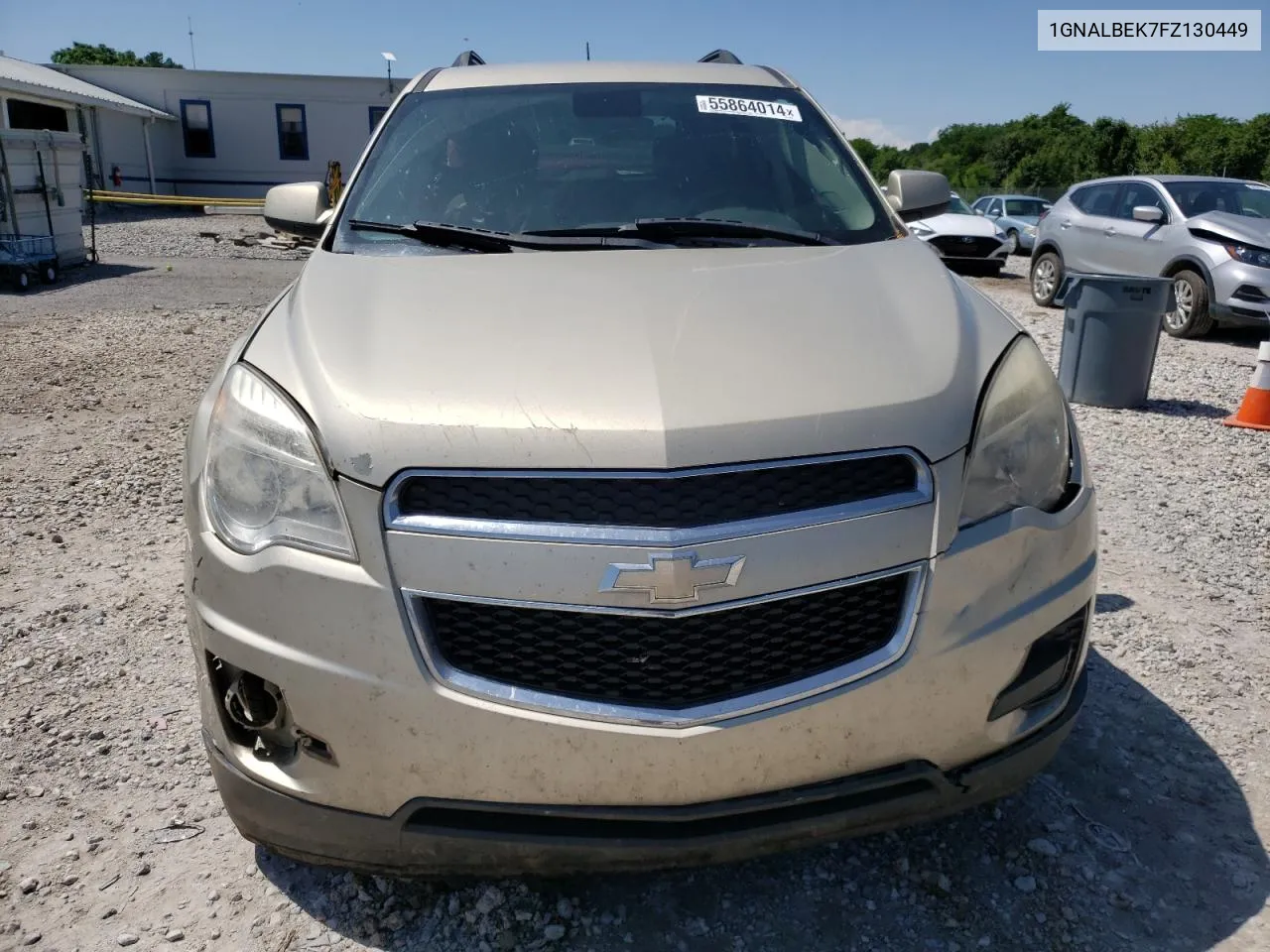 2015 Chevrolet Equinox Lt VIN: 1GNALBEK7FZ130449 Lot: 55864014