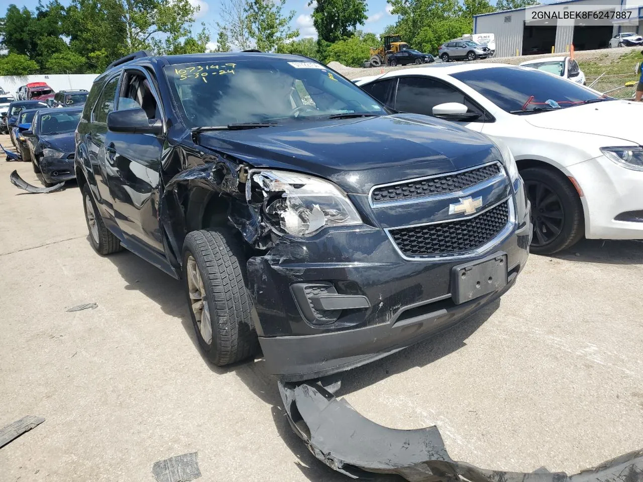 2015 Chevrolet Equinox Lt VIN: 2GNALBEK8F6247887 Lot: 57722754