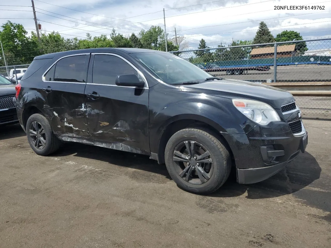 2015 Chevrolet Equinox Ls VIN: 2GNFLEEK3F6149762 Lot: 57753004