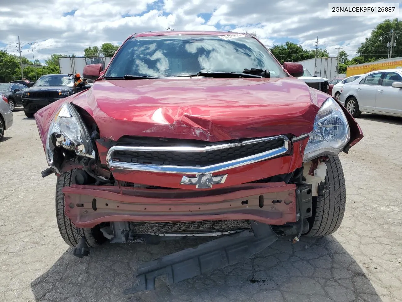 2015 Chevrolet Equinox Lt VIN: 2GNALCEK9F6126887 Lot: 58271674