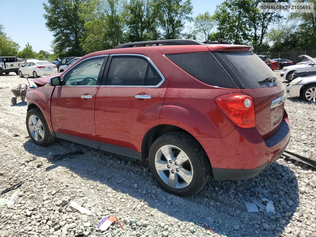 2015 Chevrolet Equinox Lt VIN: 1GNALCEK2FZ105495 Lot: 58831224