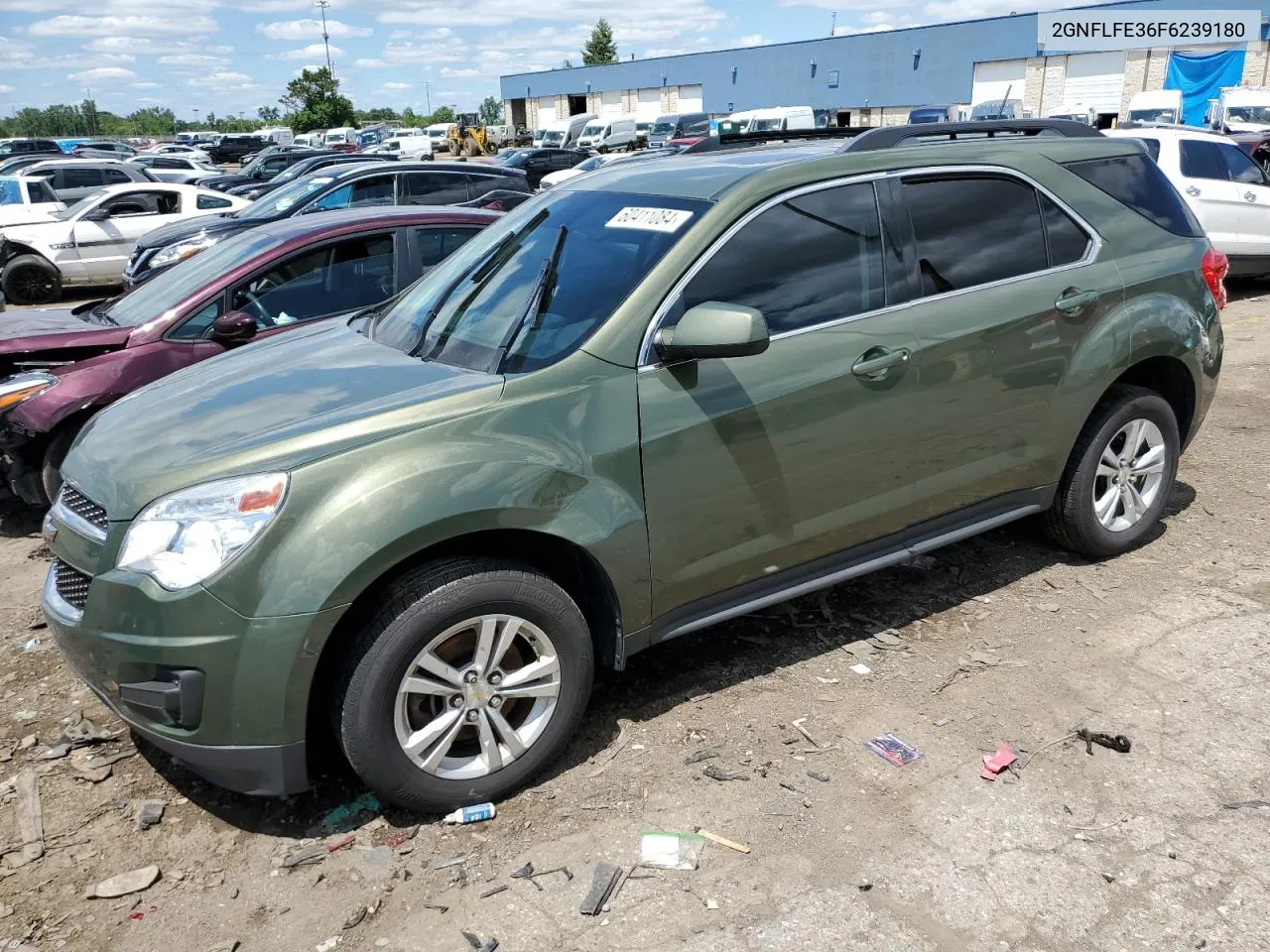 2015 Chevrolet Equinox Lt VIN: 2GNFLFE36F6239180 Lot: 60411084