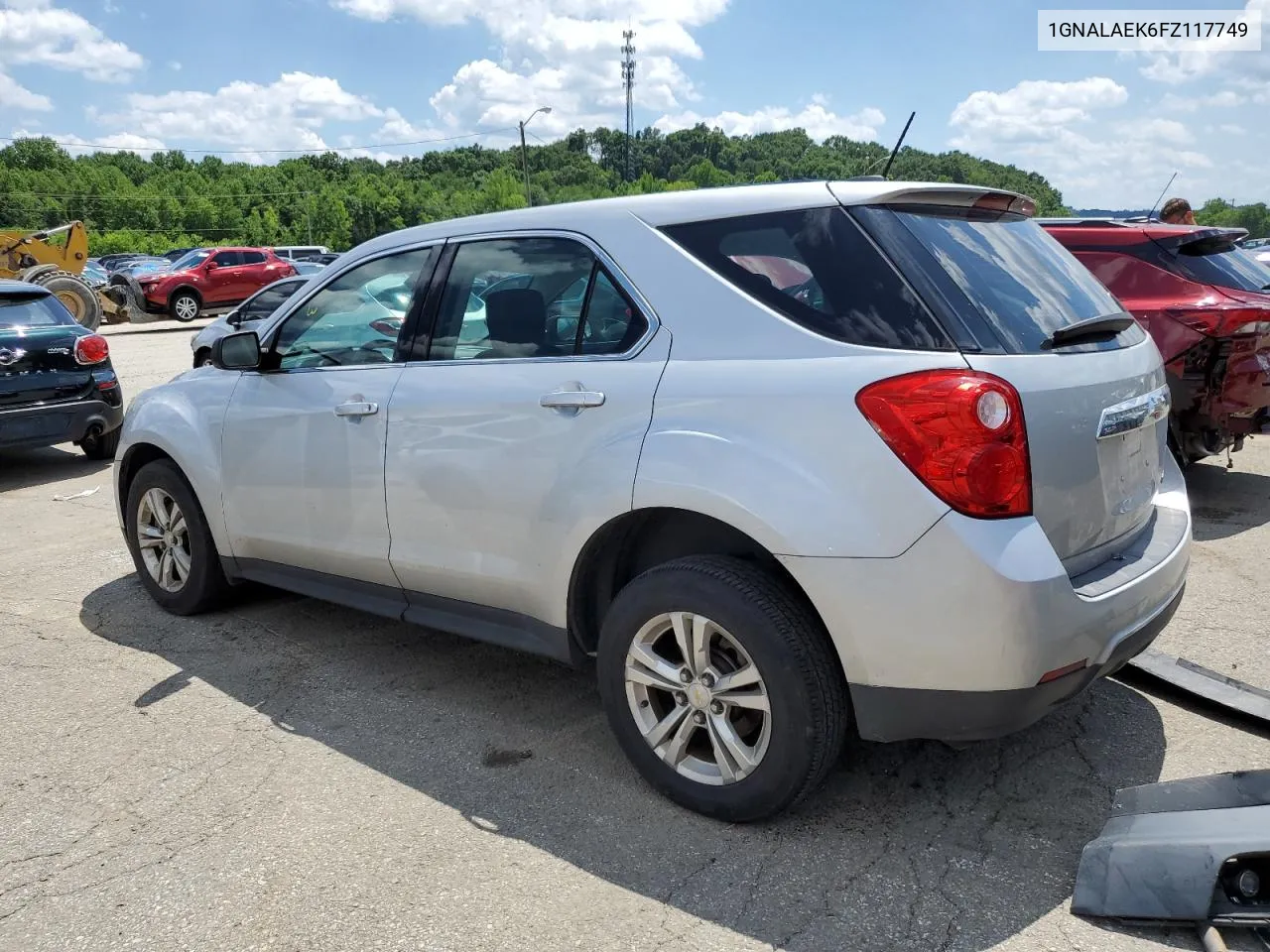 2015 Chevrolet Equinox Ls VIN: 1GNALAEK6FZ117749 Lot: 60747974