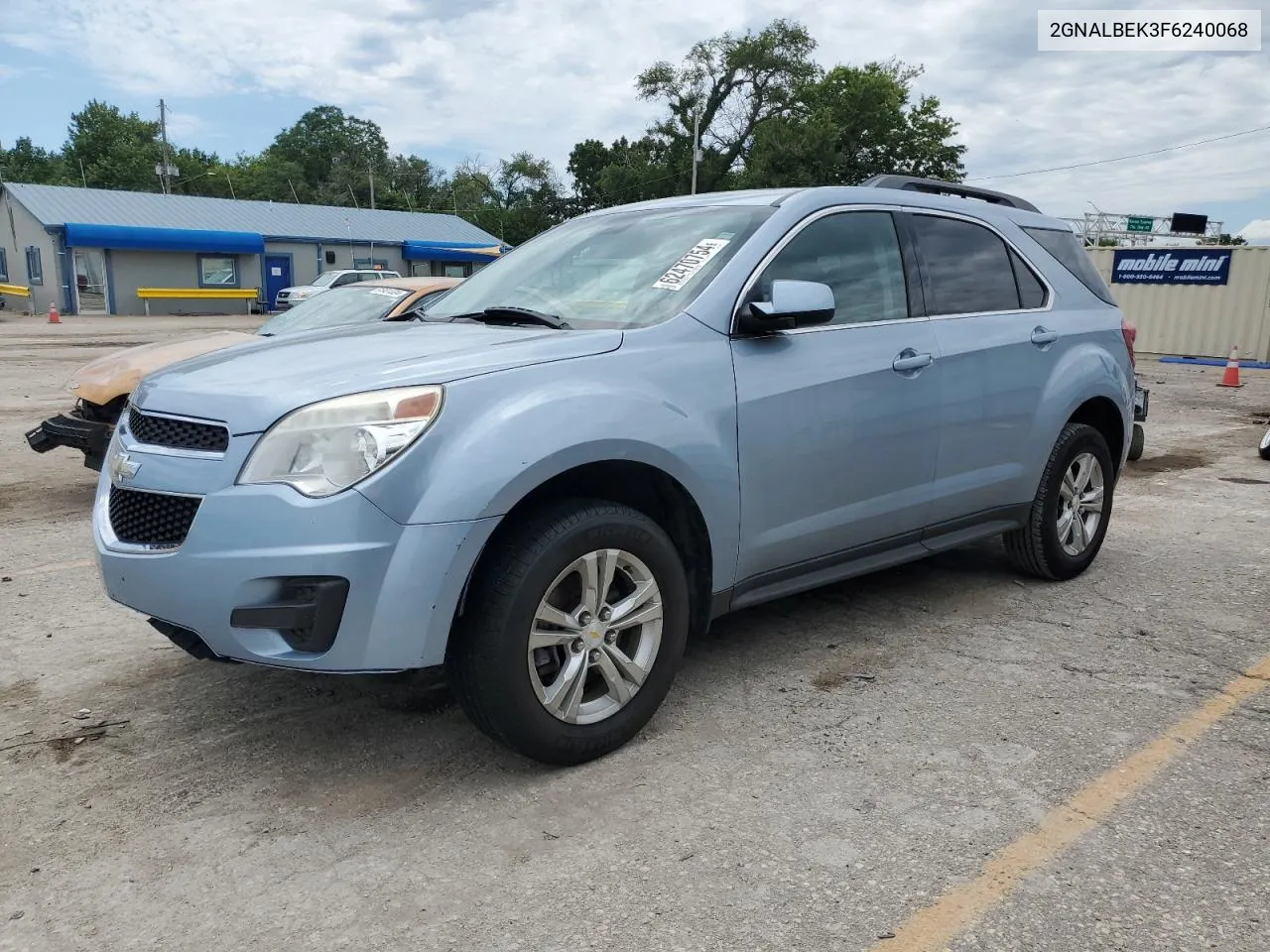 2015 Chevrolet Equinox Lt VIN: 2GNALBEK3F6240068 Lot: 62470754