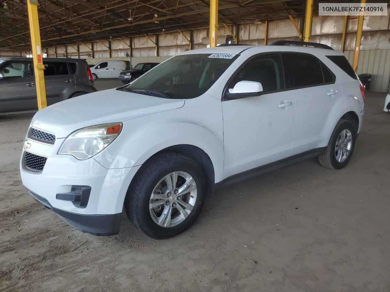 2015 Chevrolet Equinox Lt VIN: 1GNALBEK7FZ140916 Lot: 62631584