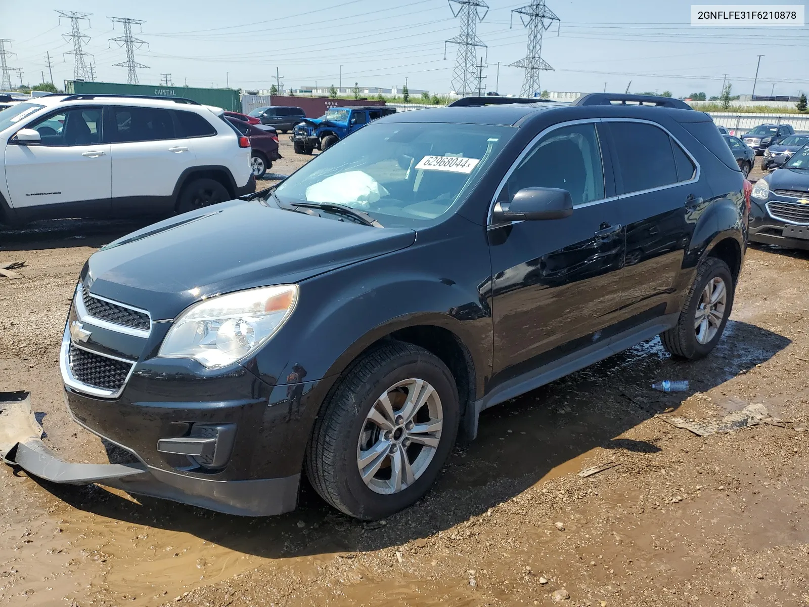 2015 Chevrolet Equinox Lt VIN: 2GNFLFE31F6210878 Lot: 62968044