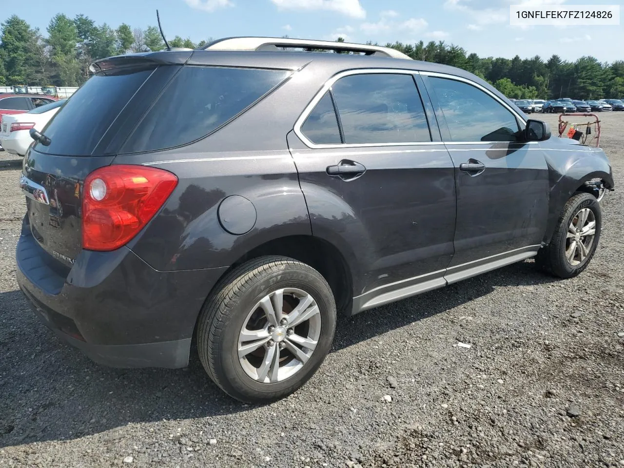 2015 Chevrolet Equinox Lt VIN: 1GNFLFEK7FZ124826 Lot: 63524724