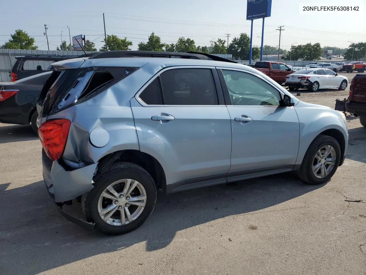 2015 Chevrolet Equinox Lt VIN: 2GNFLFEK5F6308142 Lot: 64253914