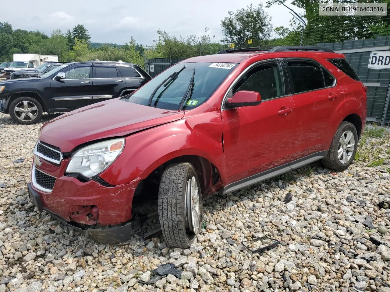 2015 Chevrolet Equinox Lt VIN: 2GNALBEK9F6403516 Lot: 64286364