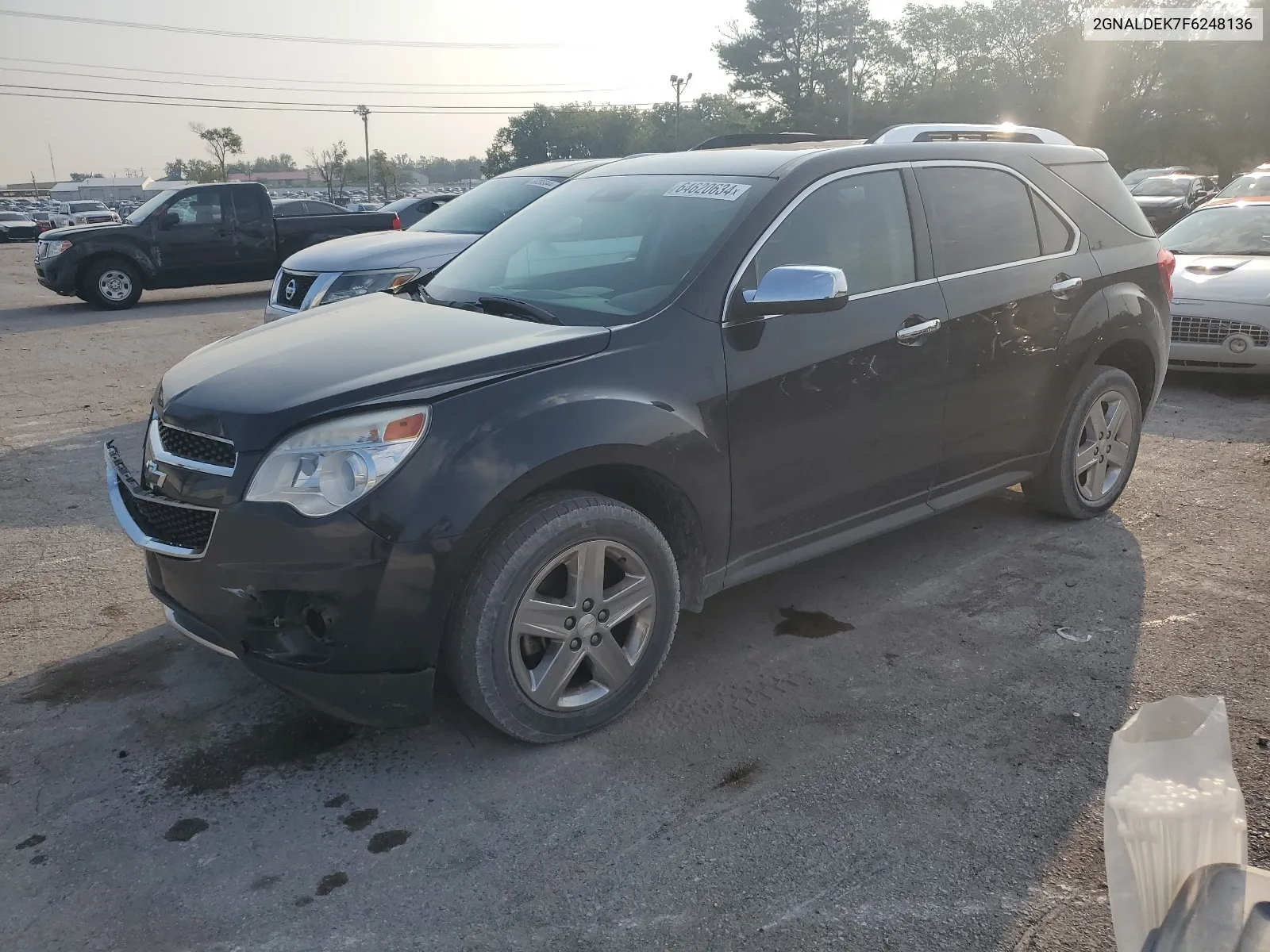 2015 Chevrolet Equinox Ltz VIN: 2GNALDEK7F6248136 Lot: 64620634