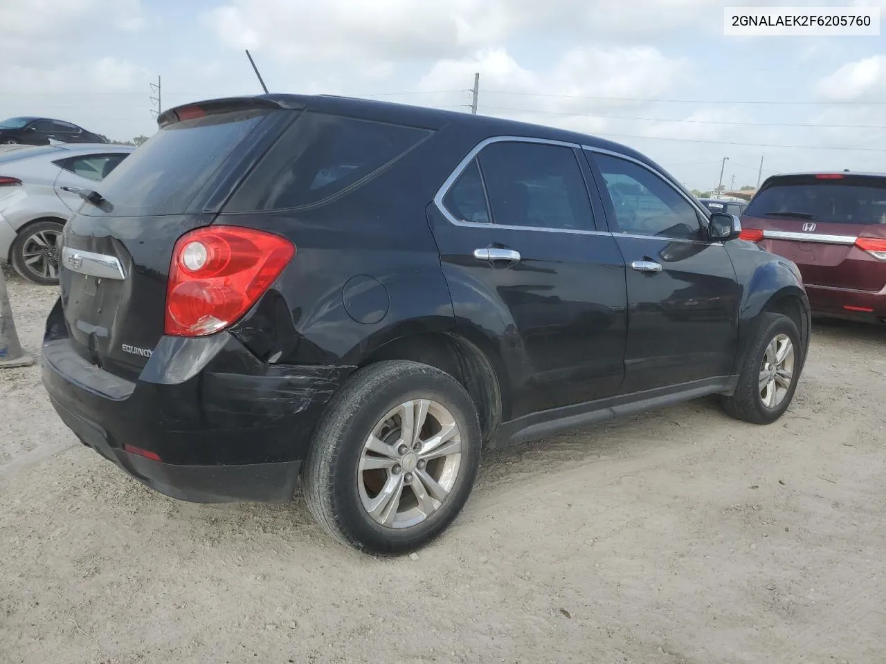 2015 Chevrolet Equinox Ls VIN: 2GNALAEK2F6205760 Lot: 65250534