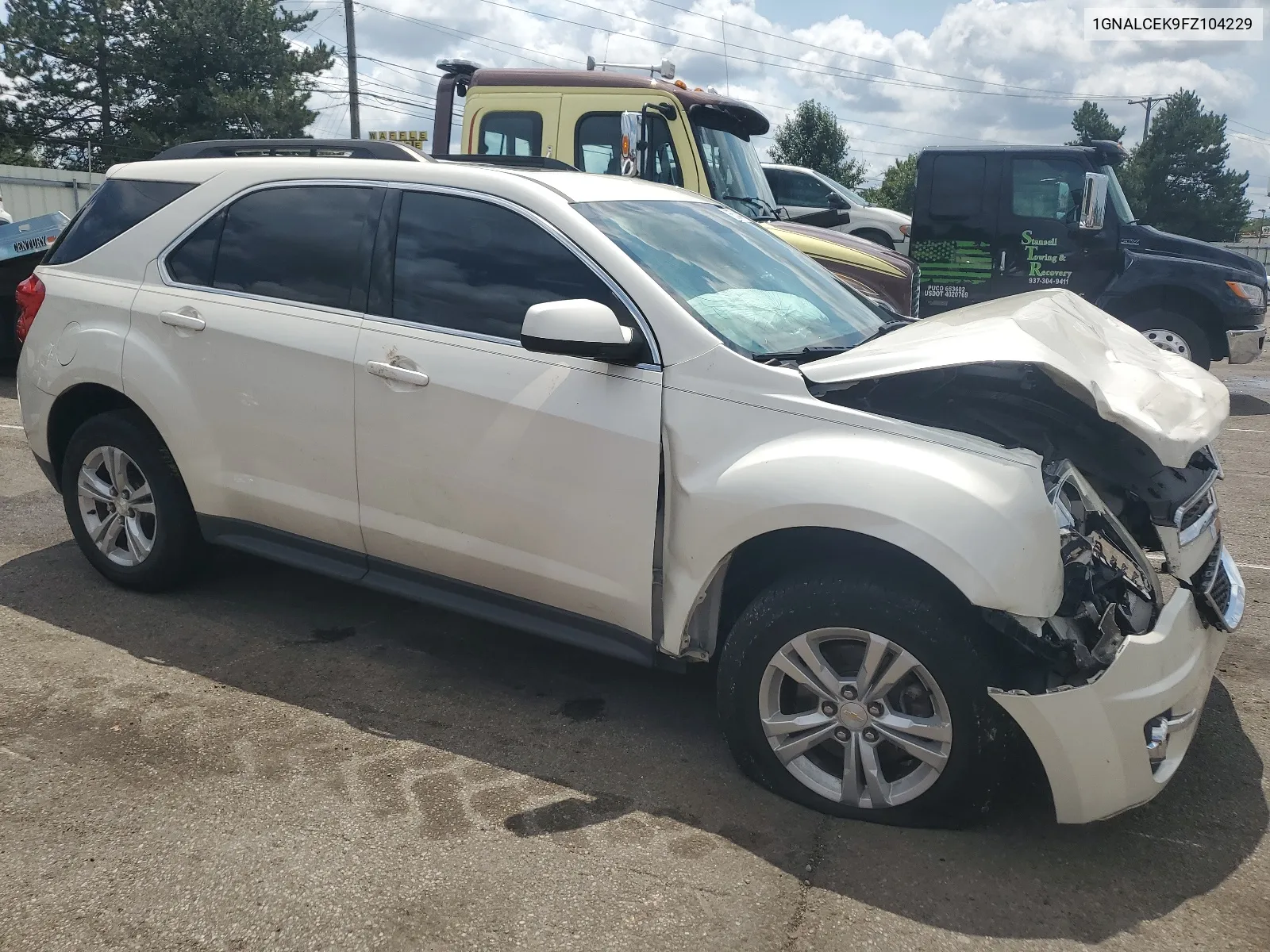 2015 Chevrolet Equinox Lt VIN: 1GNALCEK9FZ104229 Lot: 65344414