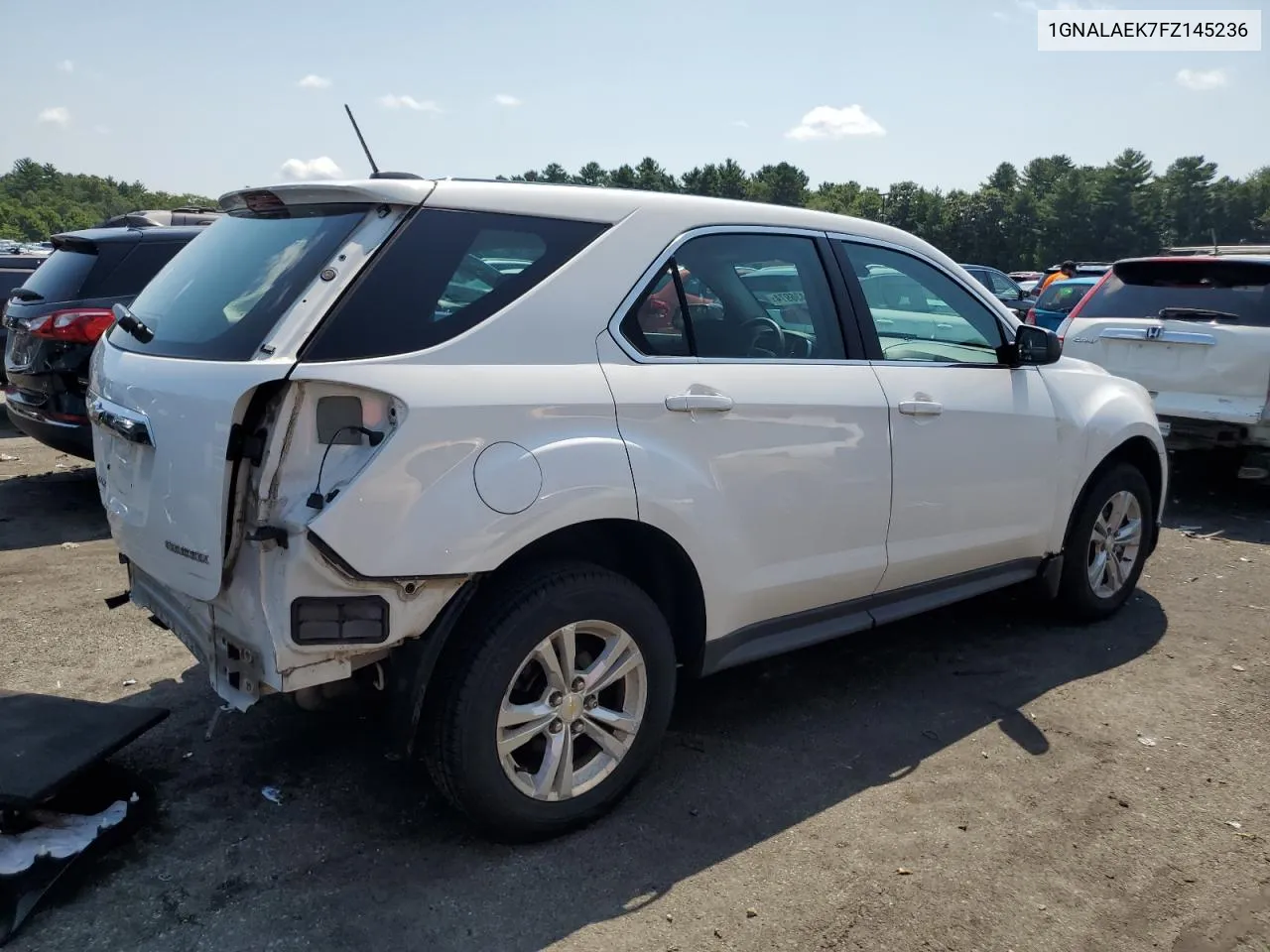 2015 Chevrolet Equinox Ls VIN: 1GNALAEK7FZ145236 Lot: 65436974