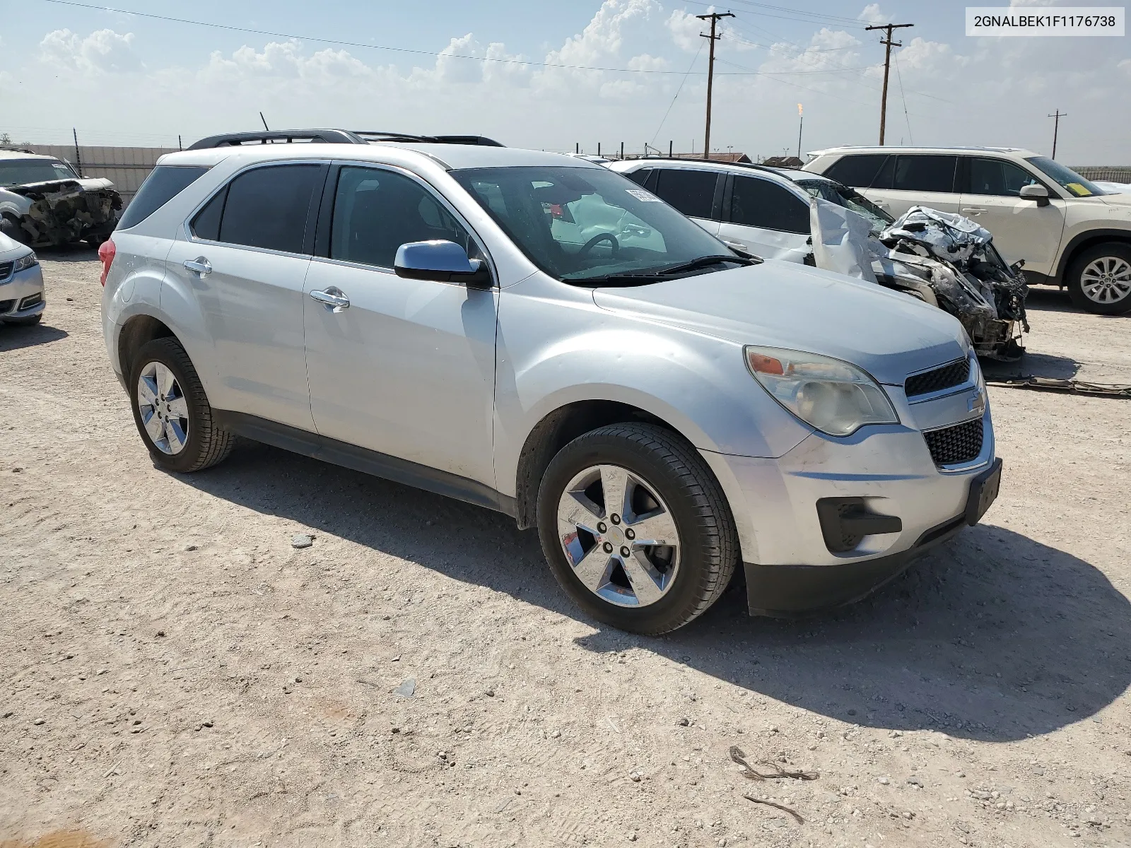 2GNALBEK1F1176738 2015 Chevrolet Equinox Lt