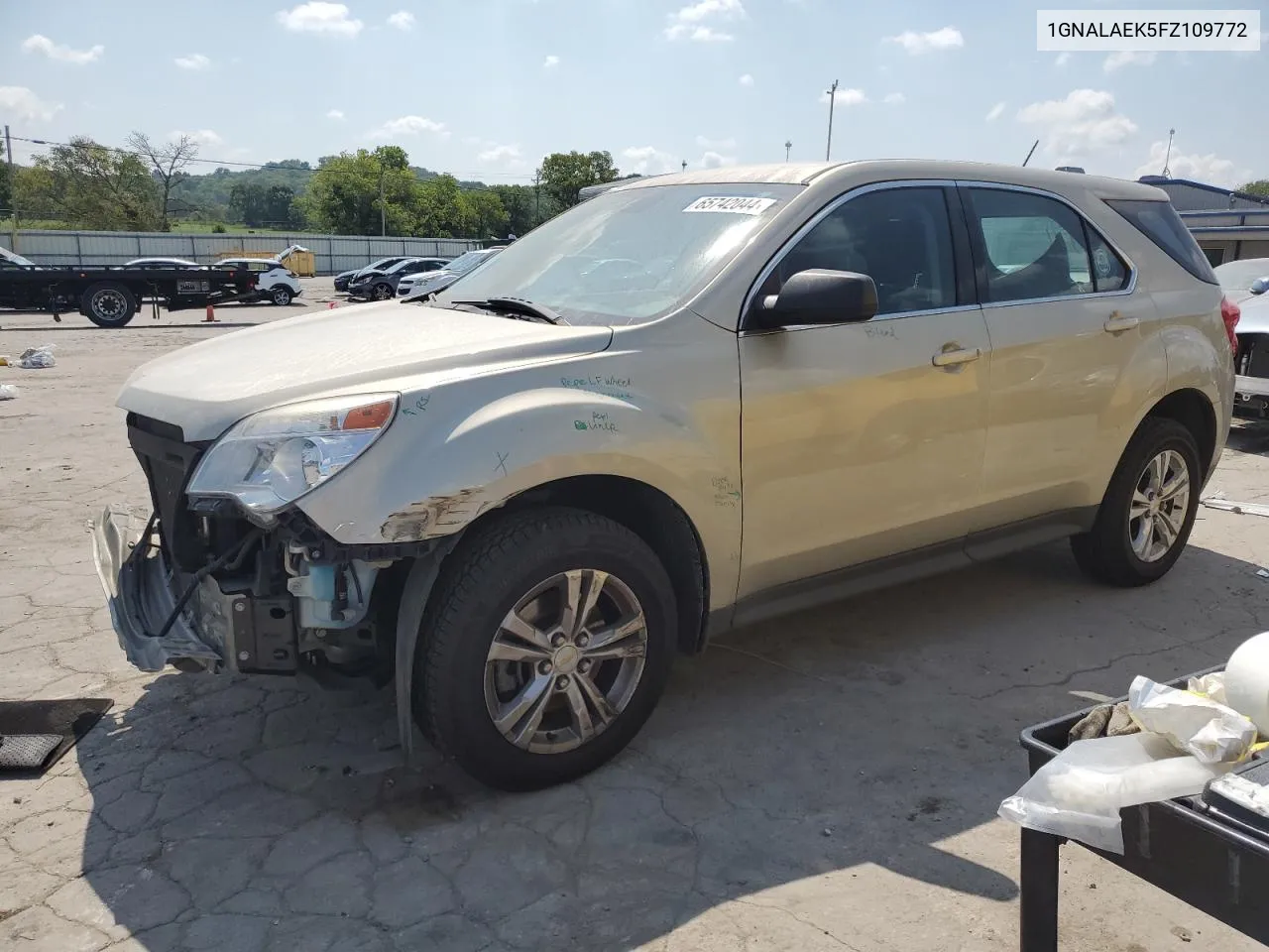 2015 Chevrolet Equinox Ls VIN: 1GNALAEK5FZ109772 Lot: 65742044