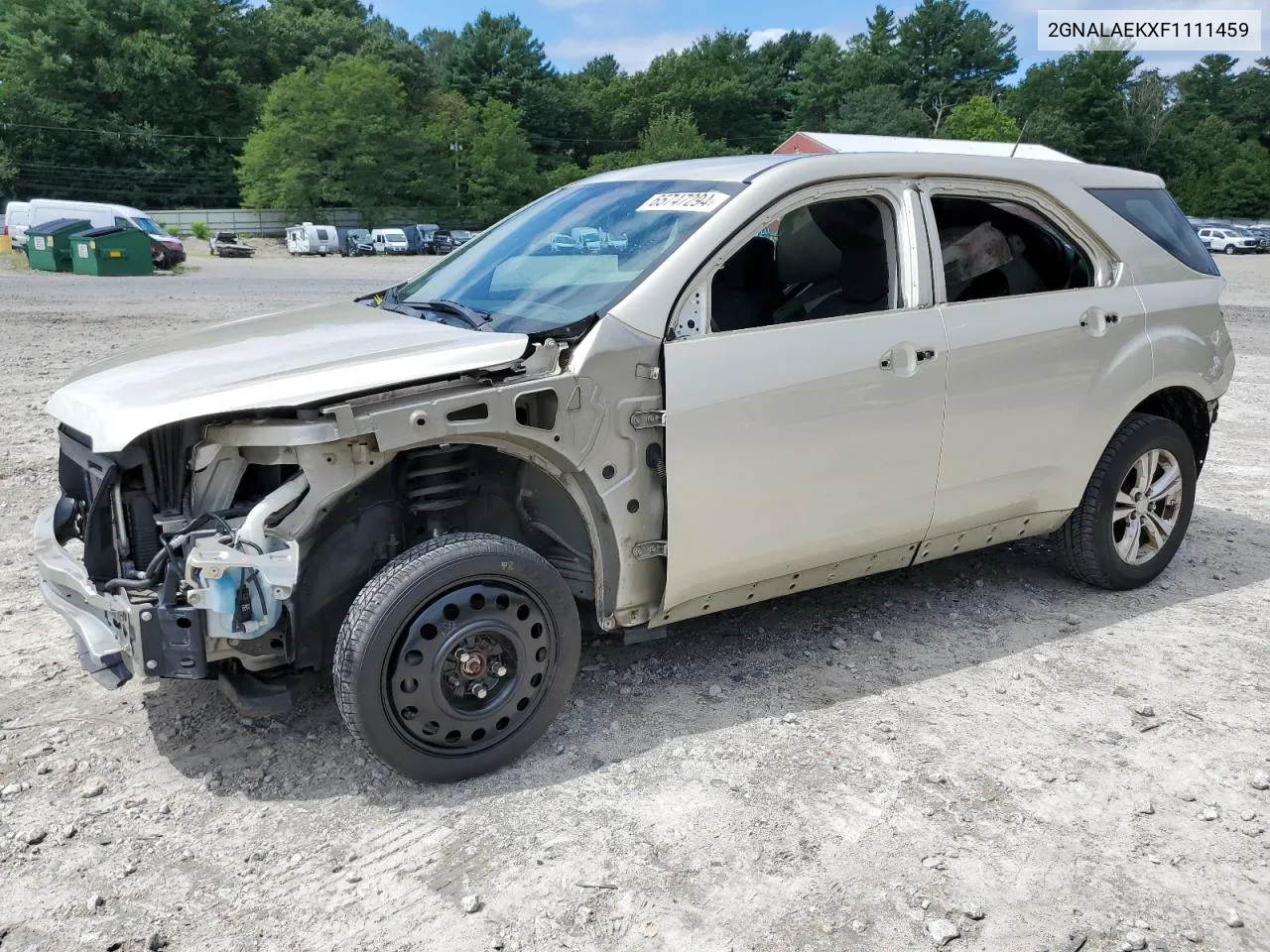 2015 Chevrolet Equinox Ls VIN: 2GNALAEKXF1111459 Lot: 65747294