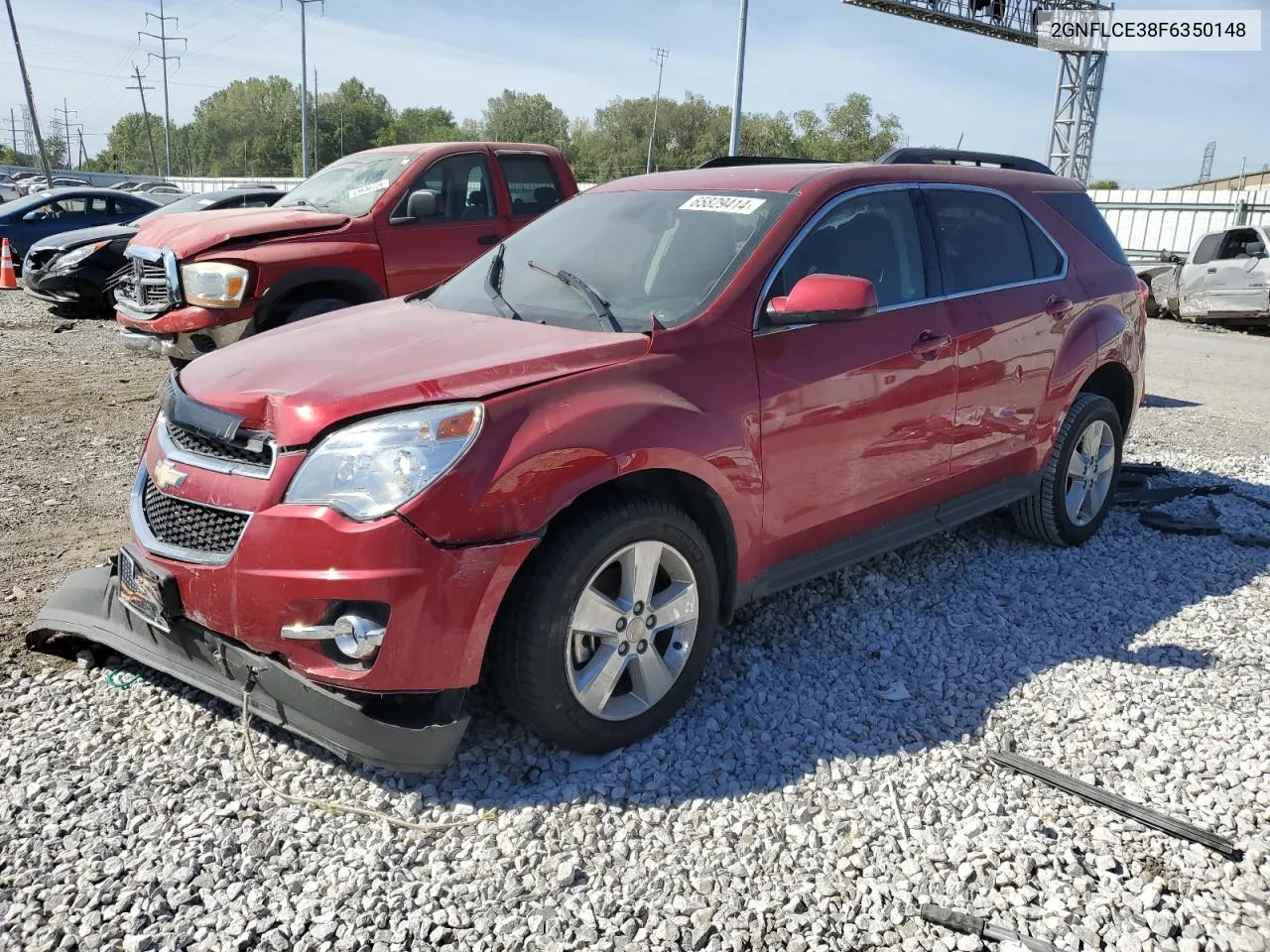 2015 Chevrolet Equinox Lt VIN: 2GNFLCE38F6350148 Lot: 65829414