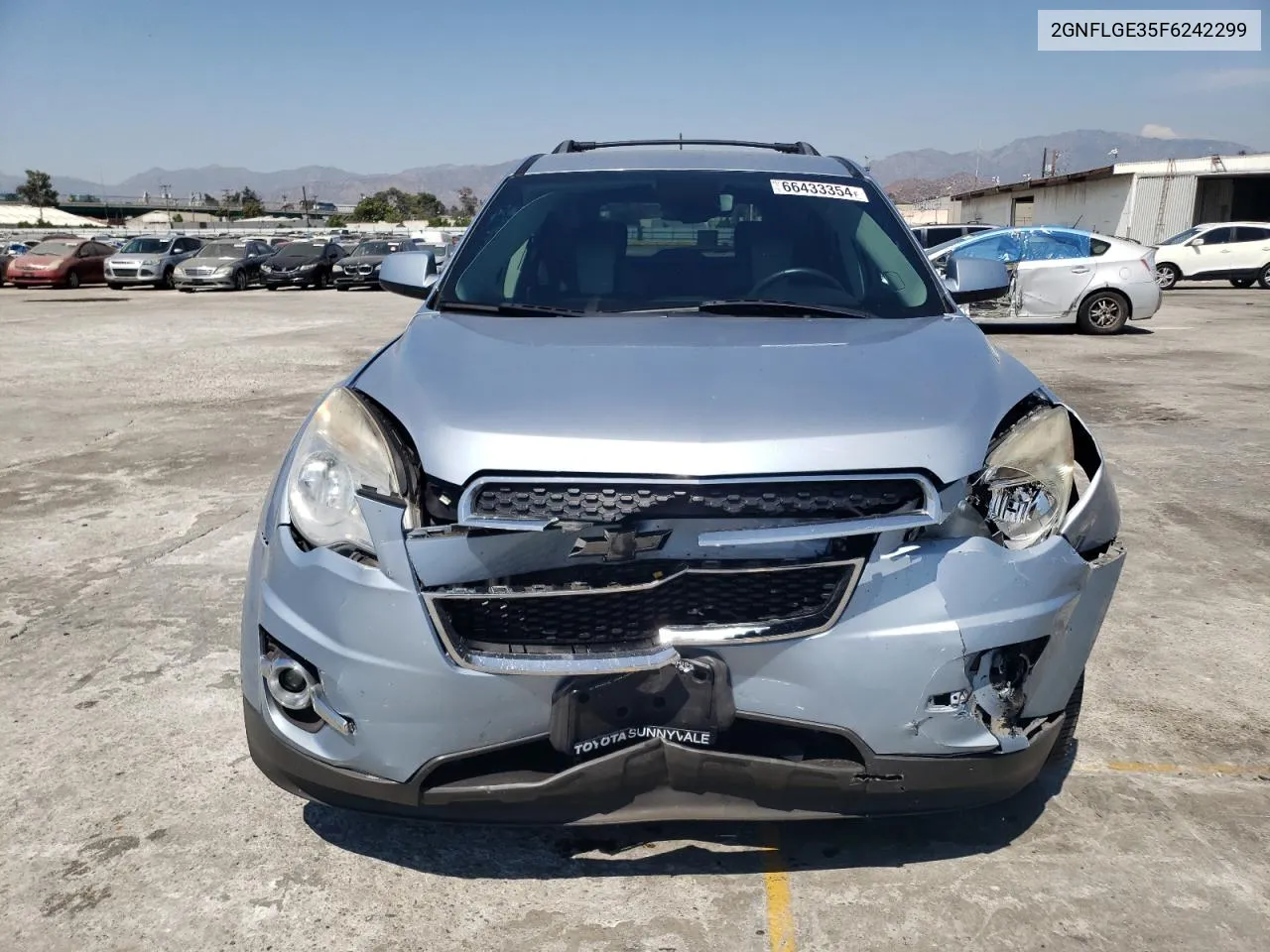 2015 Chevrolet Equinox Lt VIN: 2GNFLGE35F6242299 Lot: 66433354