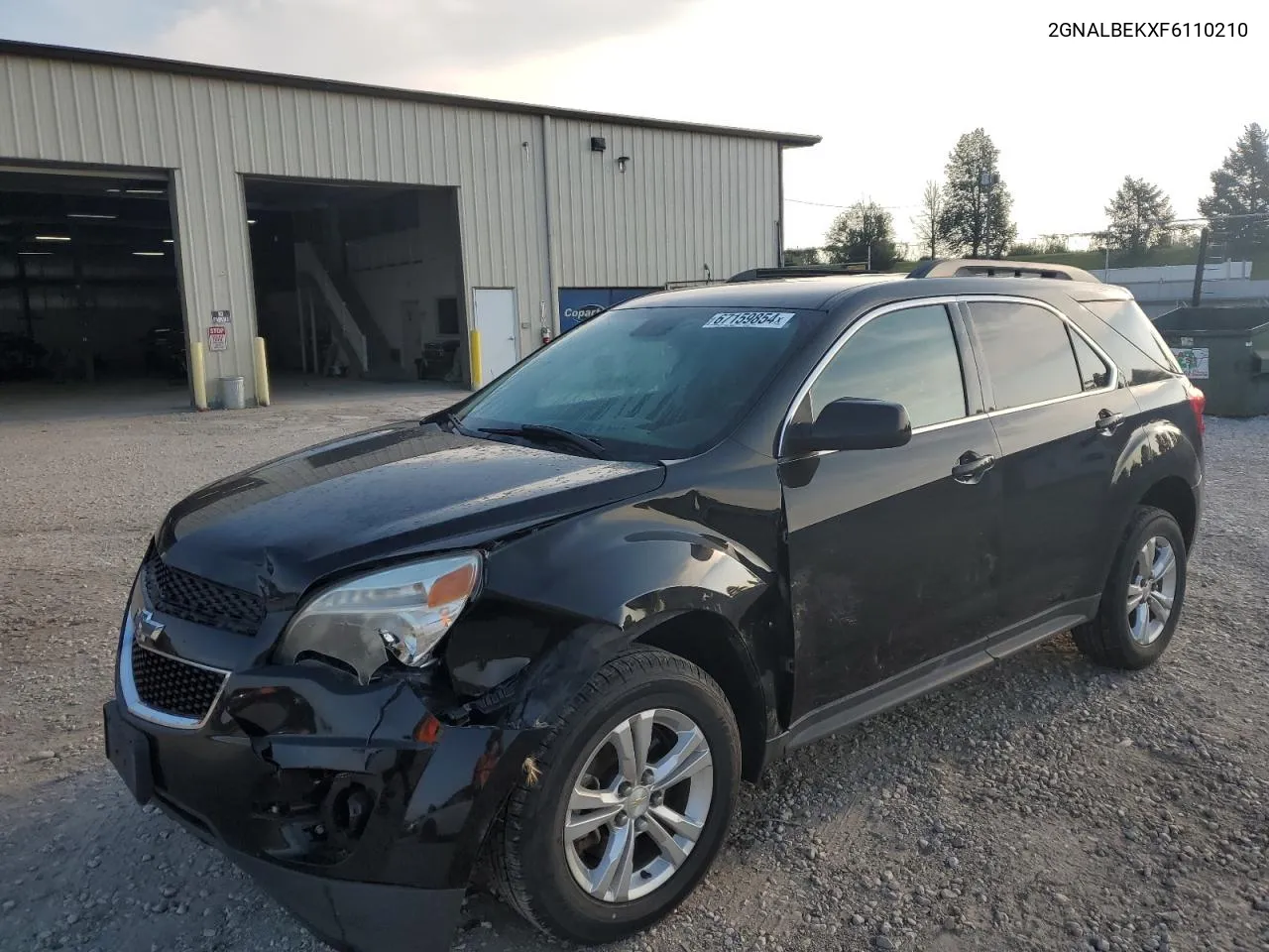 2GNALBEKXF6110210 2015 Chevrolet Equinox Lt