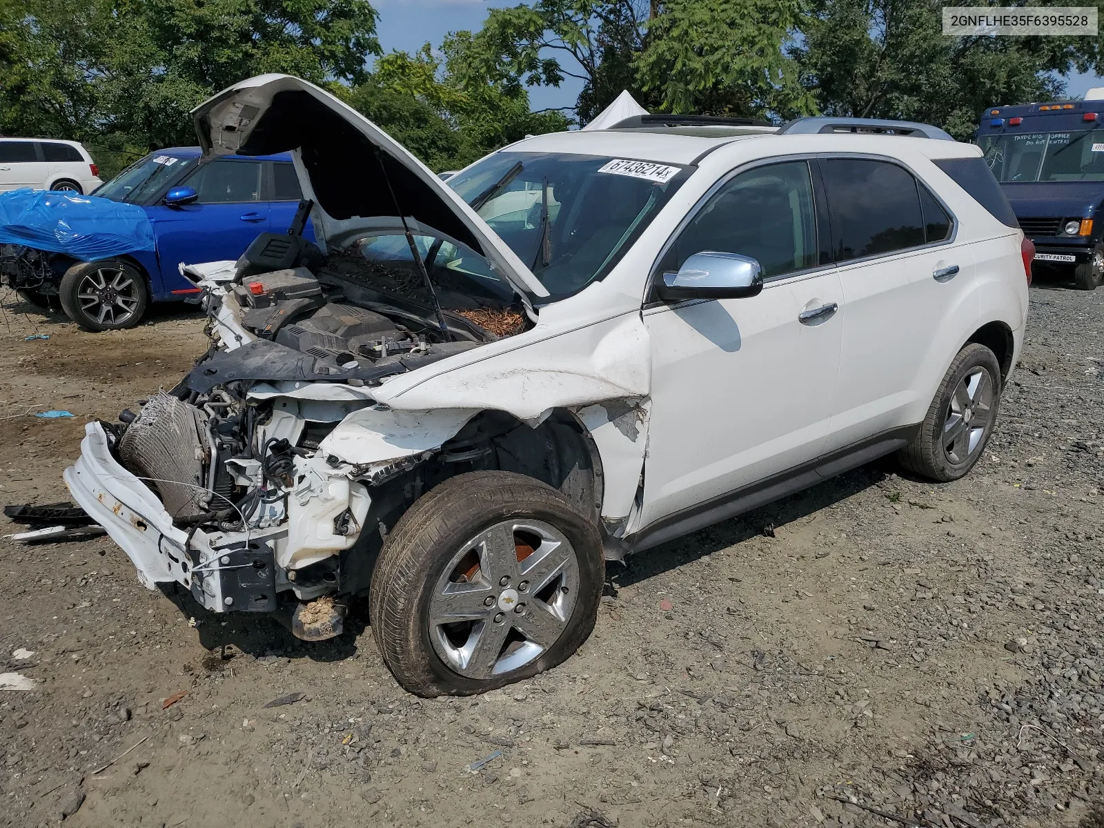 2015 Chevrolet Equinox Ltz VIN: 2GNFLHE35F6395528 Lot: 67436214