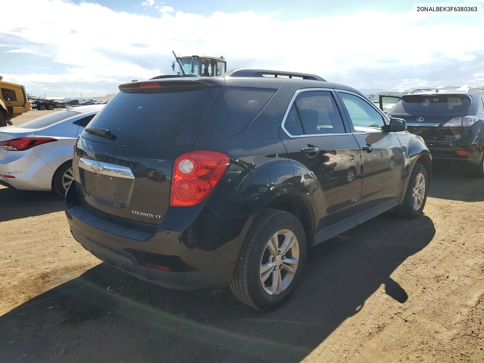 2015 Chevrolet Equinox Lt VIN: 2GNALBEK3F6380363 Lot: 67552554