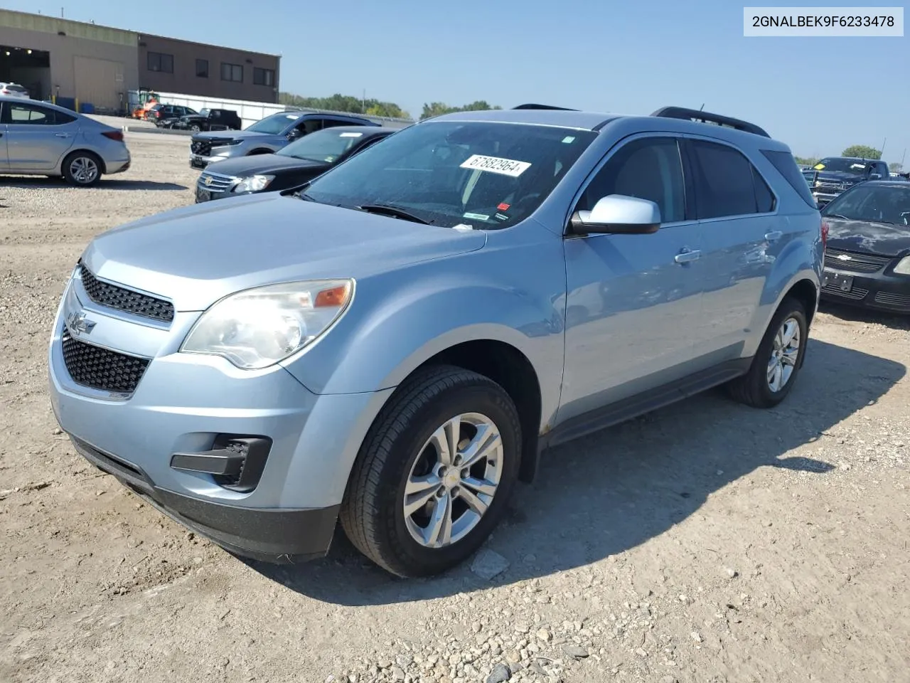 2015 Chevrolet Equinox Lt VIN: 2GNALBEK9F6233478 Lot: 67882964