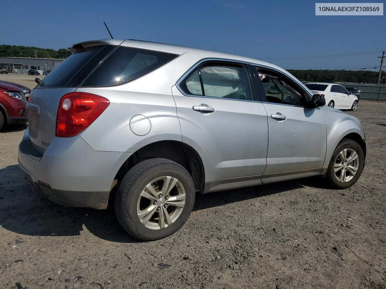 2015 Chevrolet Equinox Ls VIN: 1GNALAEK3FZ108569 Lot: 68261214