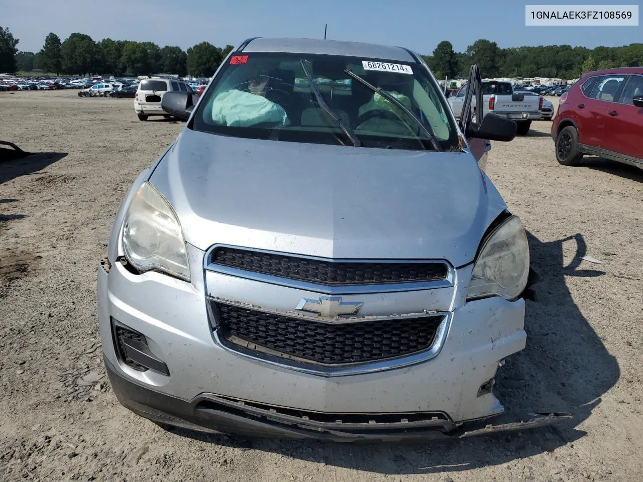 2015 Chevrolet Equinox Ls VIN: 1GNALAEK3FZ108569 Lot: 68261214