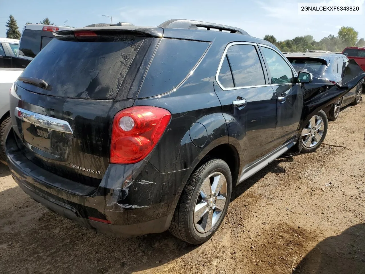 2GNALCEKXF6343820 2015 Chevrolet Equinox Lt