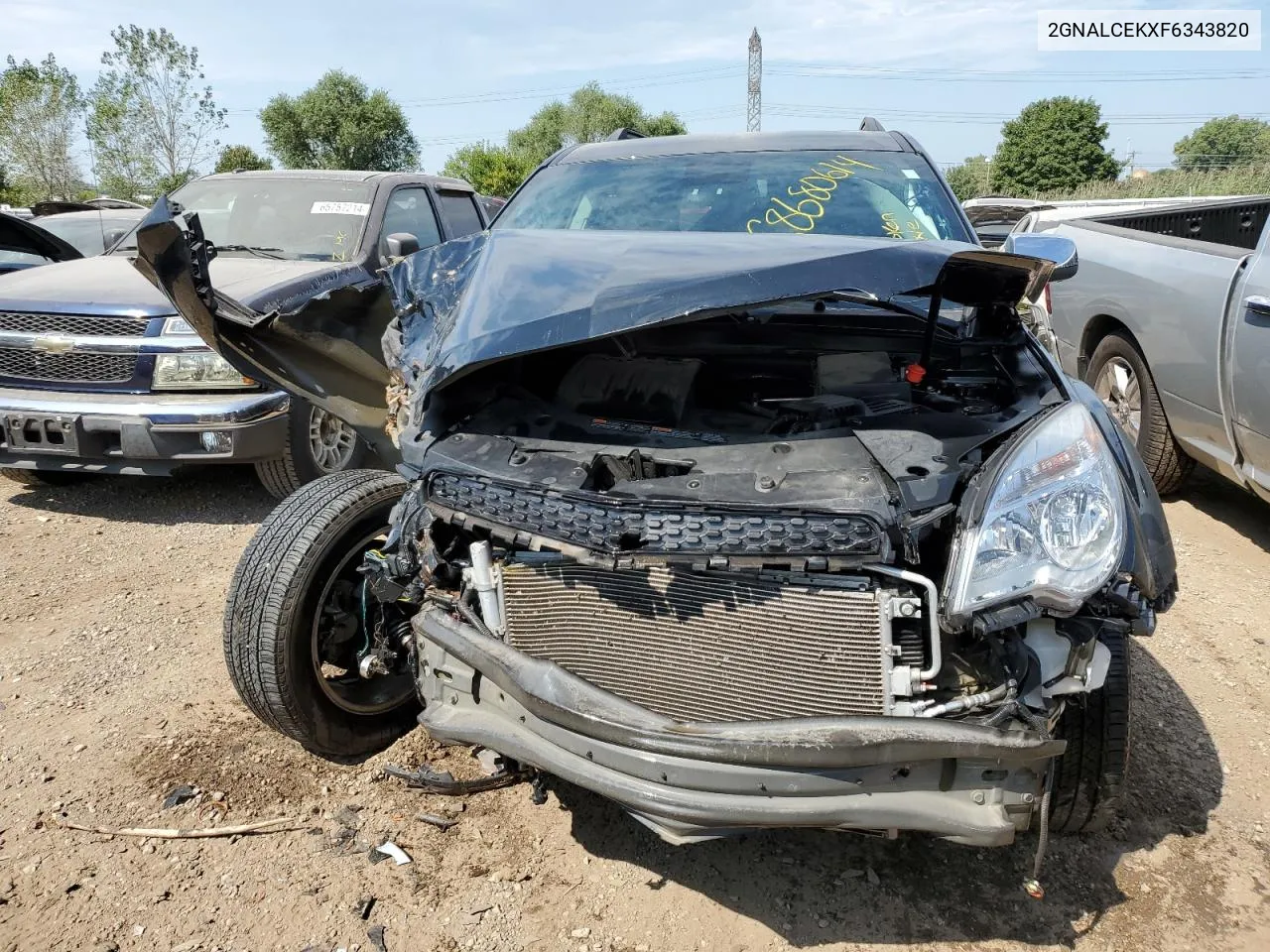 2GNALCEKXF6343820 2015 Chevrolet Equinox Lt