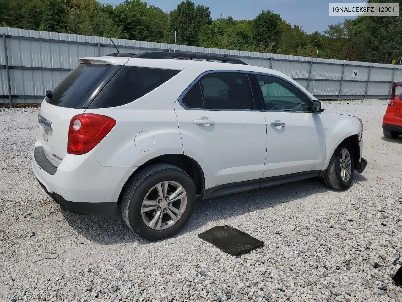 2015 Chevrolet Equinox Lt VIN: 1GNALCEK8FZ112001 Lot: 68683264