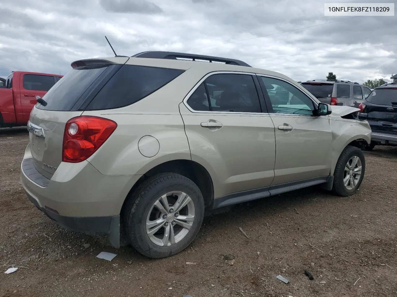 2015 Chevrolet Equinox Lt VIN: 1GNFLFEK8FZ118209 Lot: 69025674