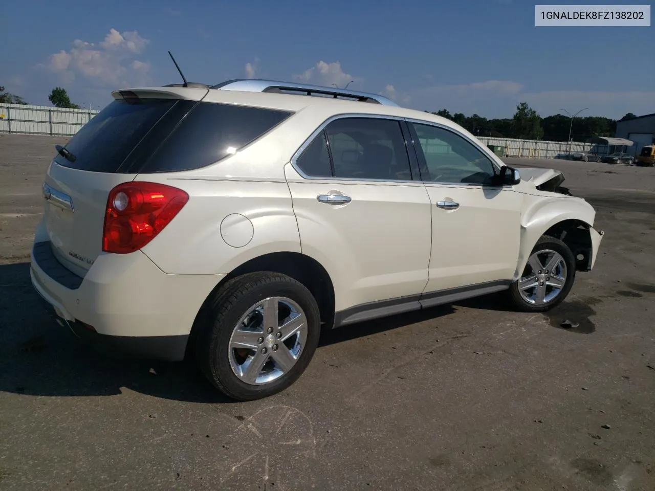 2015 Chevrolet Equinox Ltz VIN: 1GNALDEK8FZ138202 Lot: 69192934