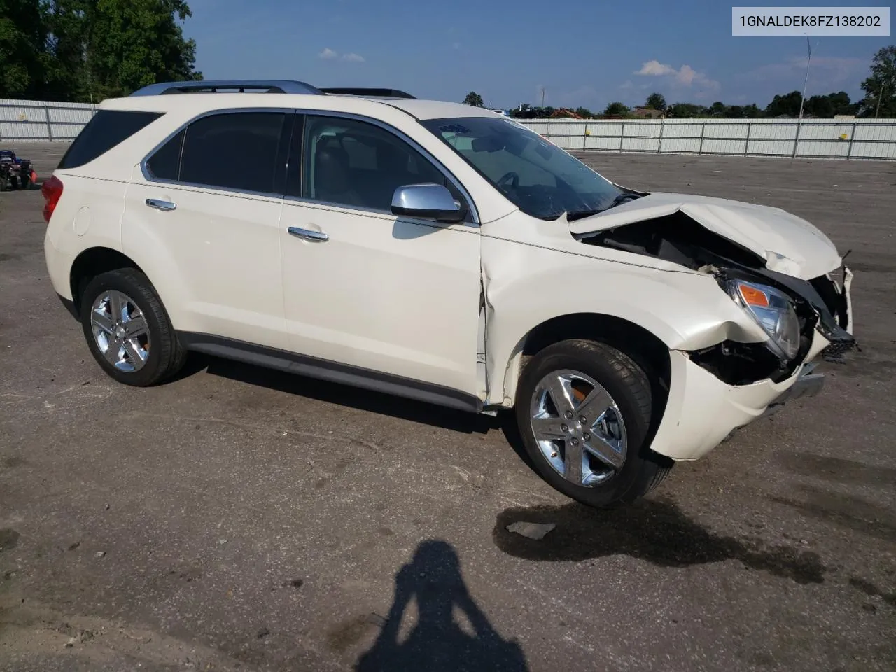 2015 Chevrolet Equinox Ltz VIN: 1GNALDEK8FZ138202 Lot: 69192934