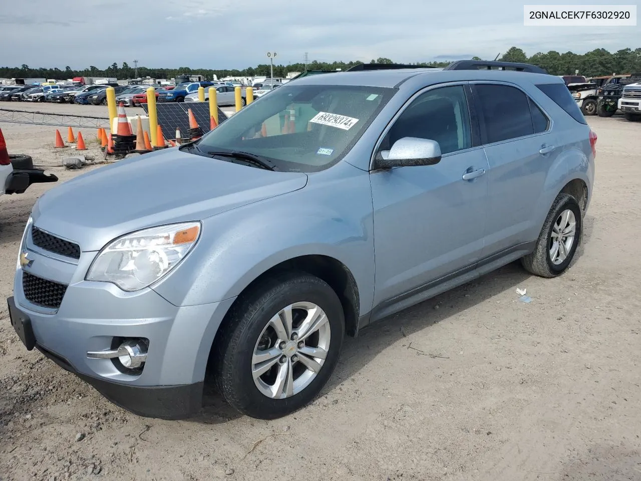 2015 Chevrolet Equinox Lt VIN: 2GNALCEK7F6302920 Lot: 69329374