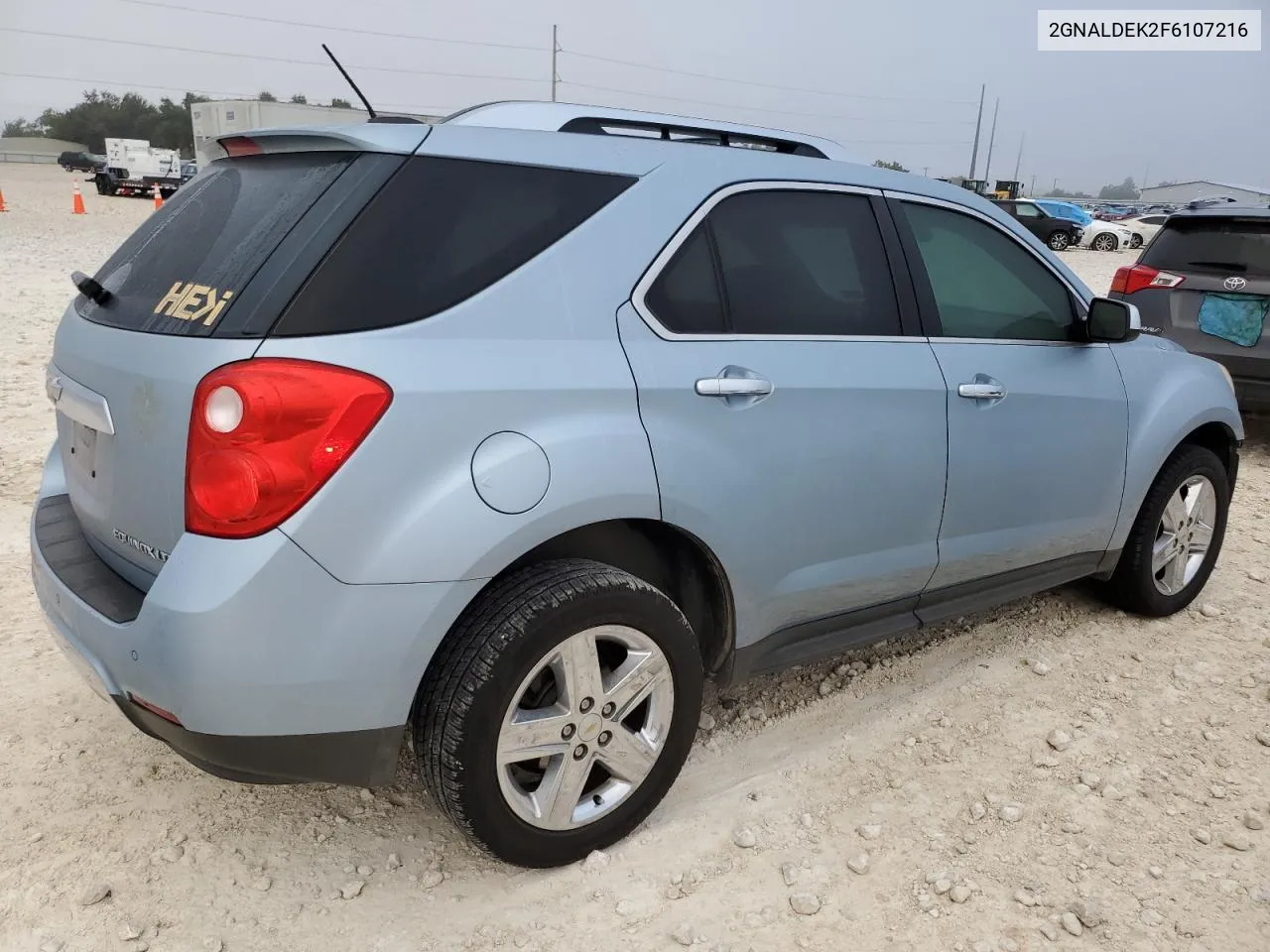 2015 Chevrolet Equinox Ltz VIN: 2GNALDEK2F6107216 Lot: 69369034