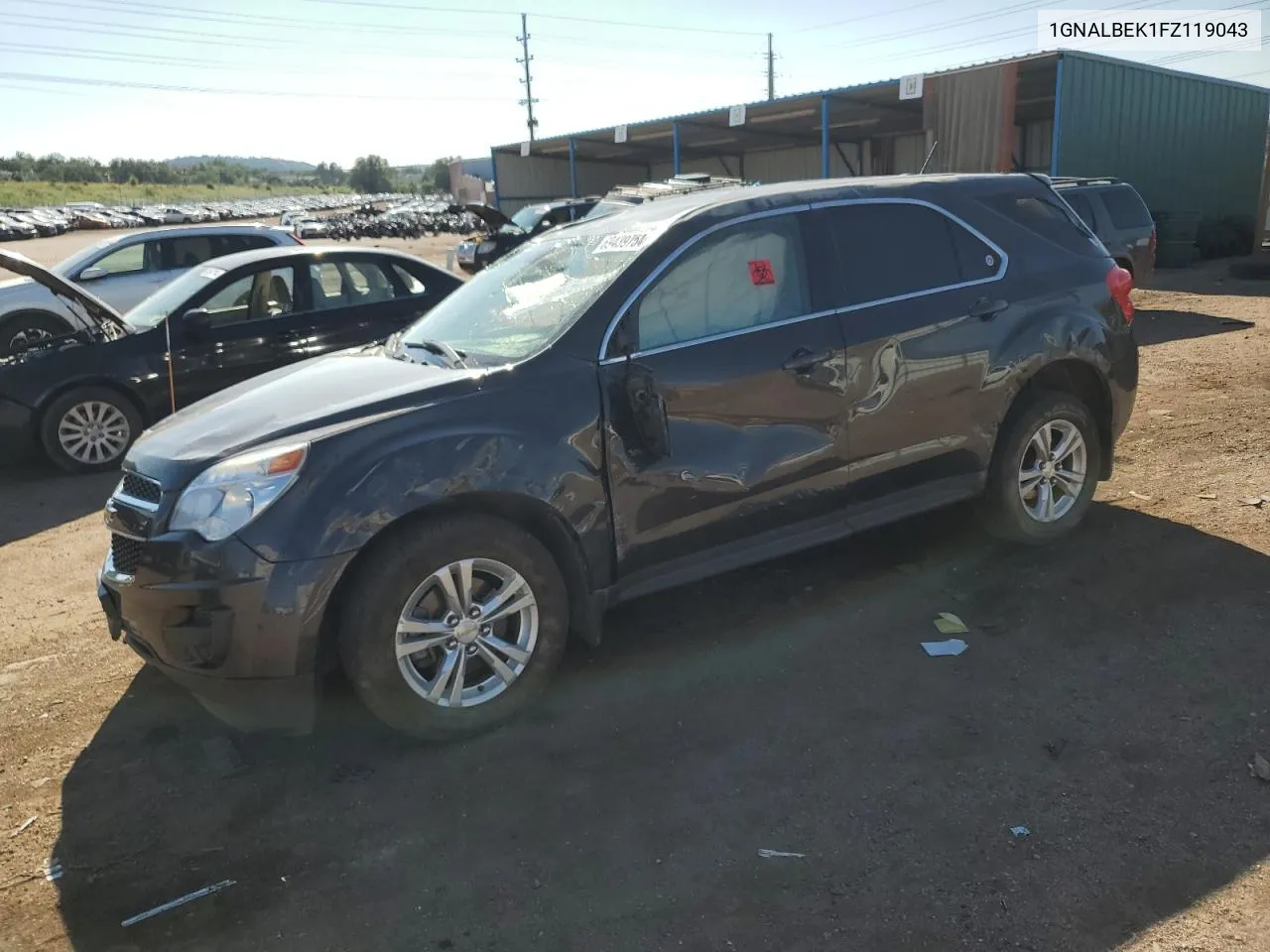 1GNALBEK1FZ119043 2015 Chevrolet Equinox Lt