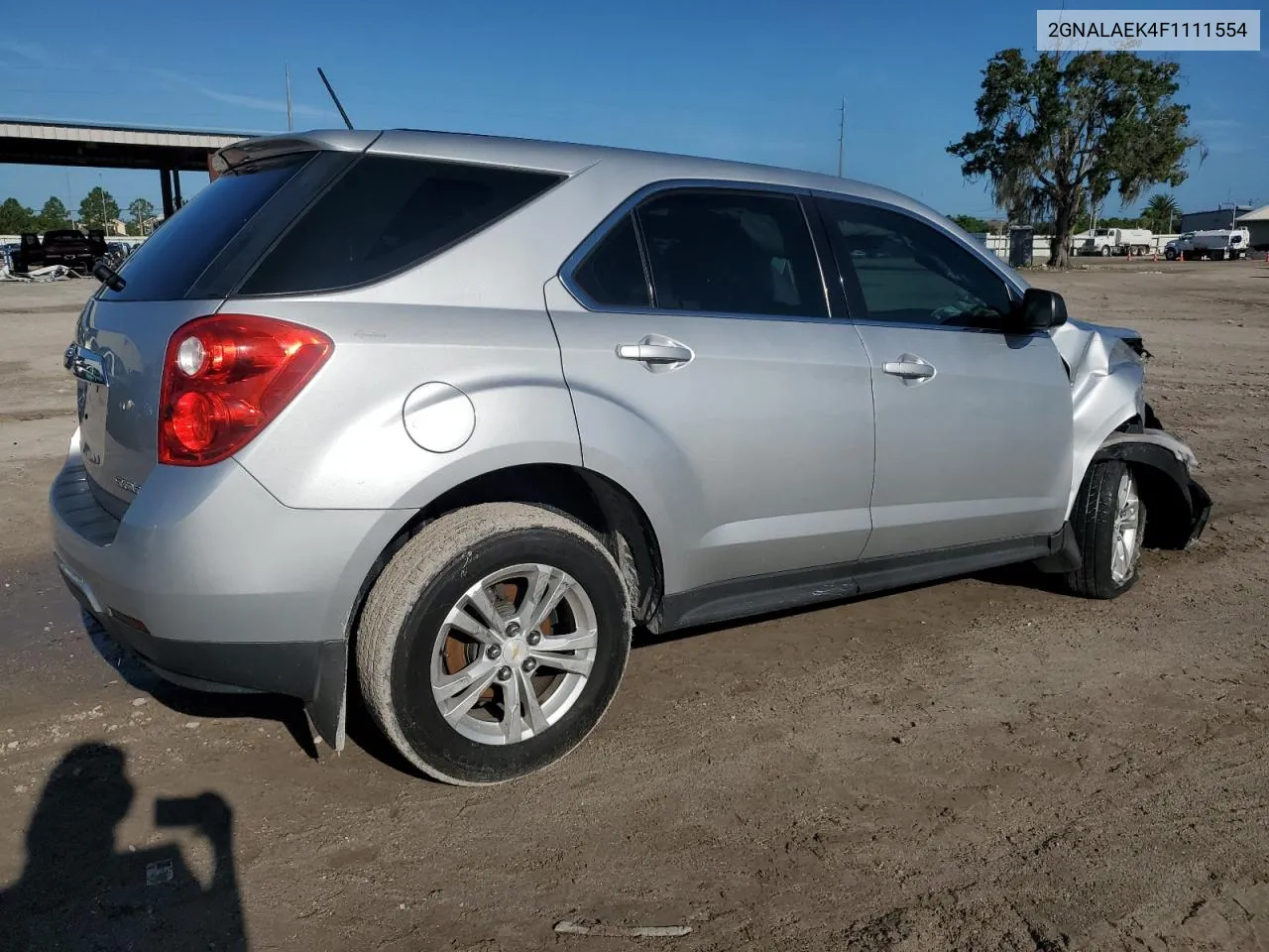 2015 Chevrolet Equinox Ls VIN: 2GNALAEK4F1111554 Lot: 69601414