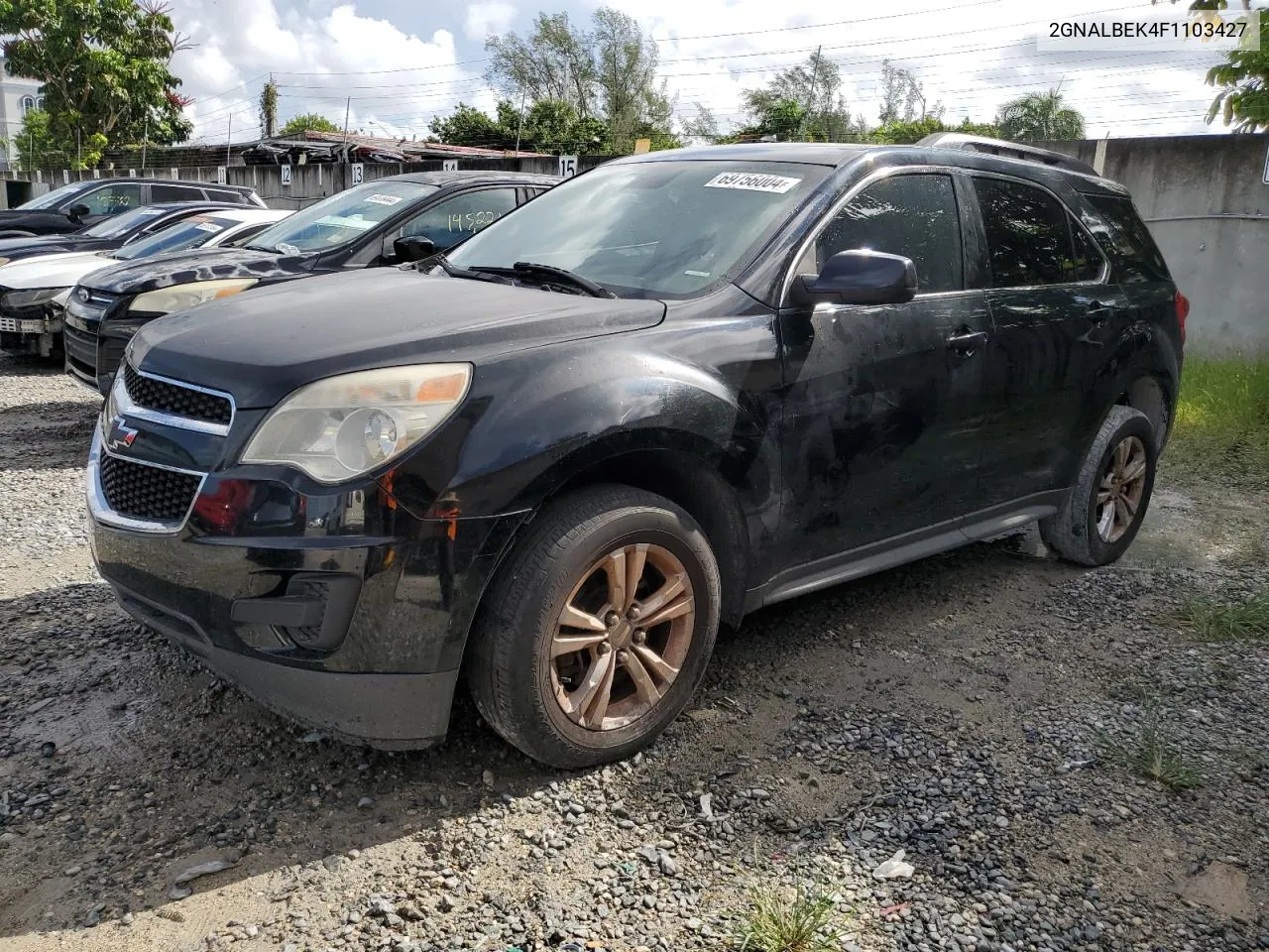 2015 Chevrolet Equinox Lt VIN: 2GNALBEK4F1103427 Lot: 69756004