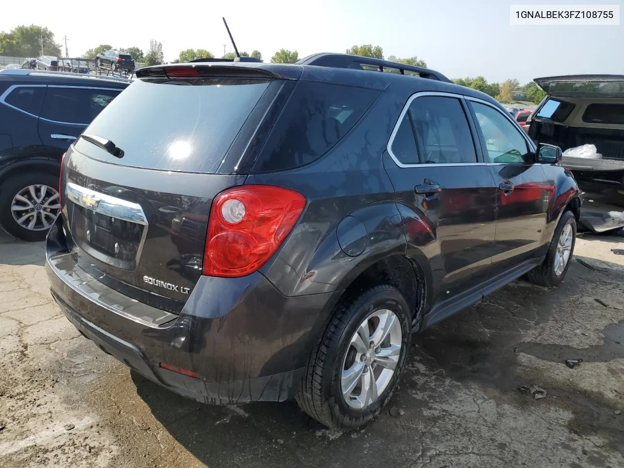 2015 Chevrolet Equinox Lt VIN: 1GNALBEK3FZ108755 Lot: 70010964