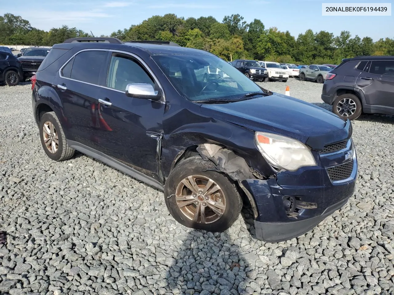 2GNALBEK0F6194439 2015 Chevrolet Equinox Lt