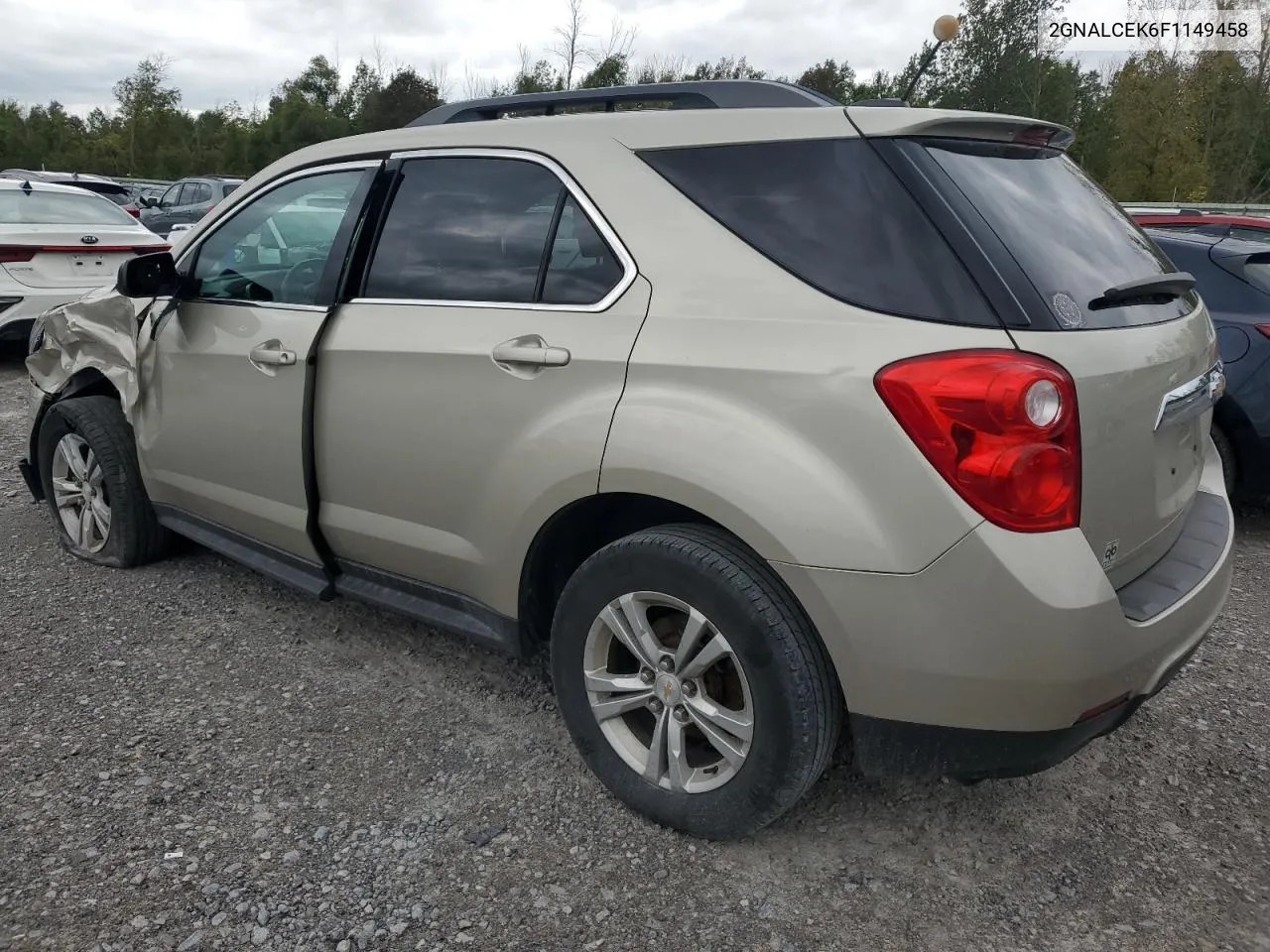 2015 Chevrolet Equinox Lt VIN: 2GNALCEK6F1149458 Lot: 70302904