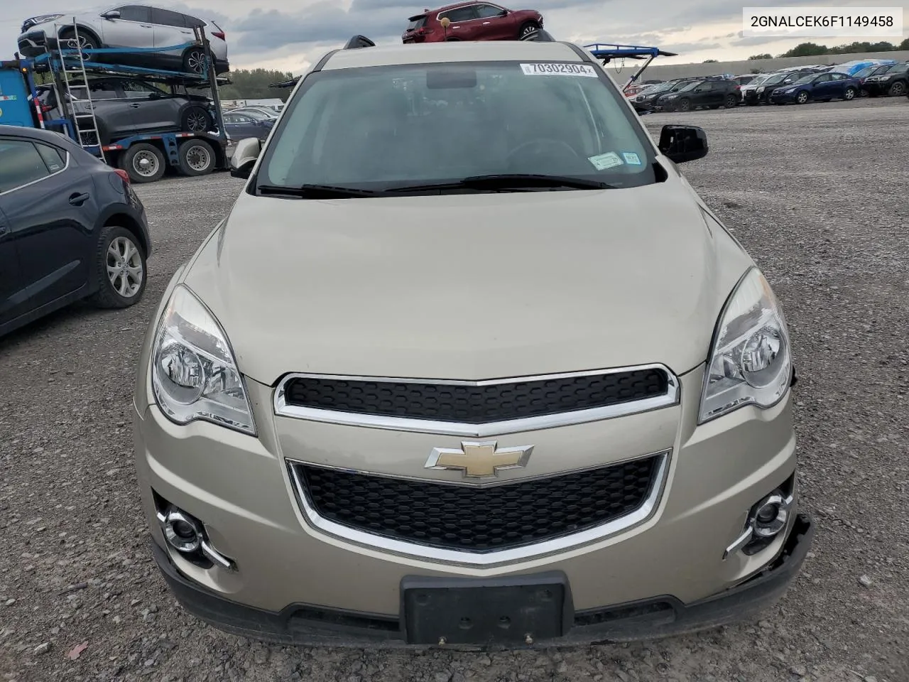 2015 Chevrolet Equinox Lt VIN: 2GNALCEK6F1149458 Lot: 70302904