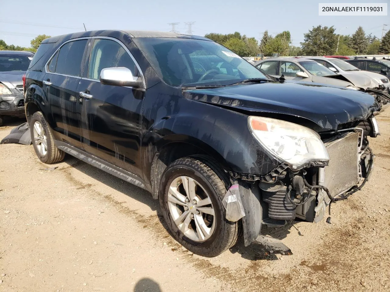 2015 Chevrolet Equinox Ls VIN: 2GNALAEK1F1119031 Lot: 70328514