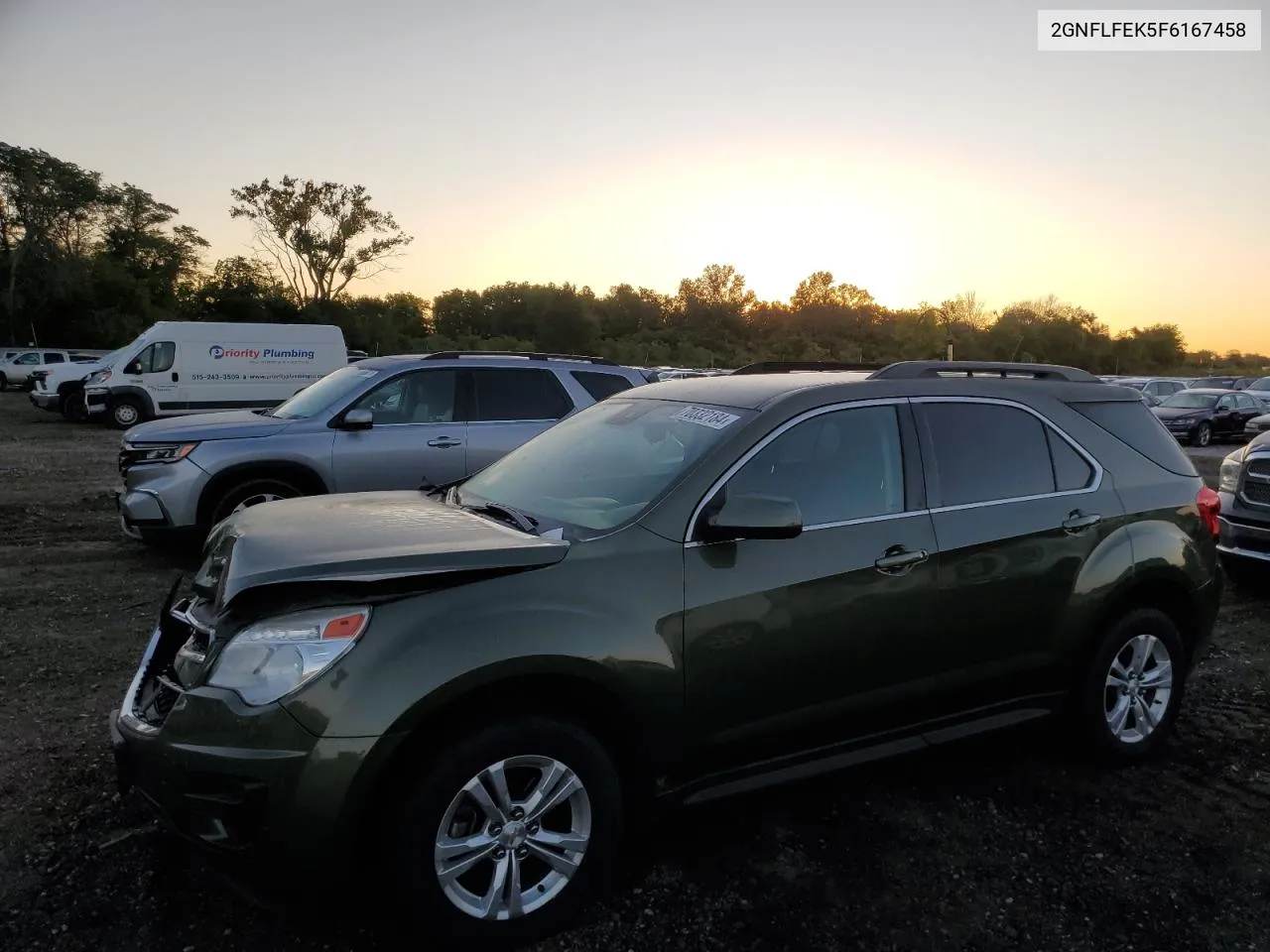 2015 Chevrolet Equinox Lt VIN: 2GNFLFEK5F6167458 Lot: 70332184