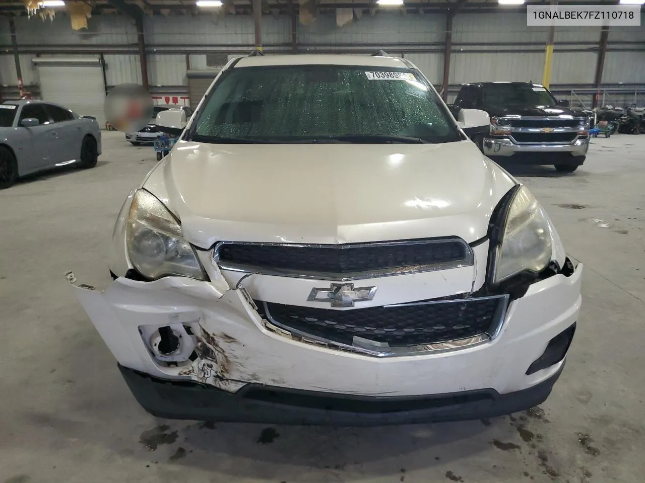 2015 Chevrolet Equinox Lt VIN: 1GNALBEK7FZ110718 Lot: 70398984