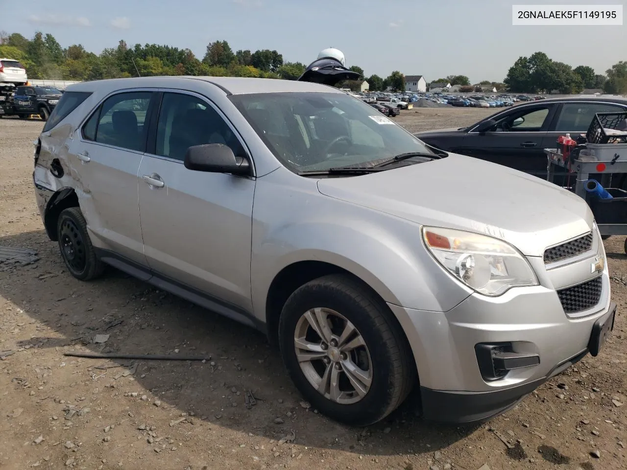 2015 Chevrolet Equinox Ls VIN: 2GNALAEK5F1149195 Lot: 70497734