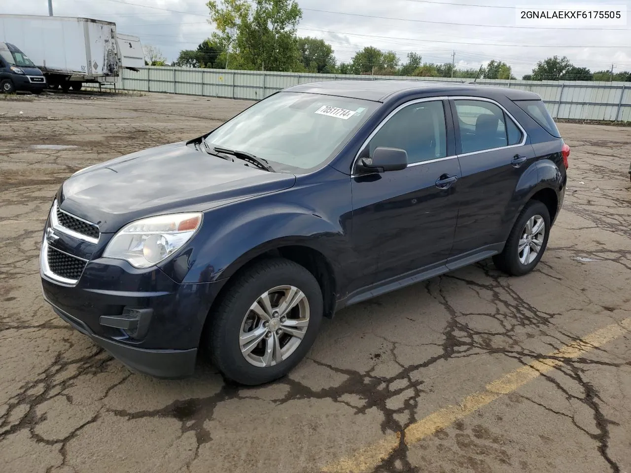 2015 Chevrolet Equinox Ls VIN: 2GNALAEKXF6175505 Lot: 70511714