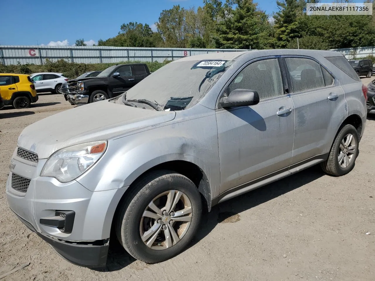 2015 Chevrolet Equinox Ls VIN: 2GNALAEK8F1117356 Lot: 70584164