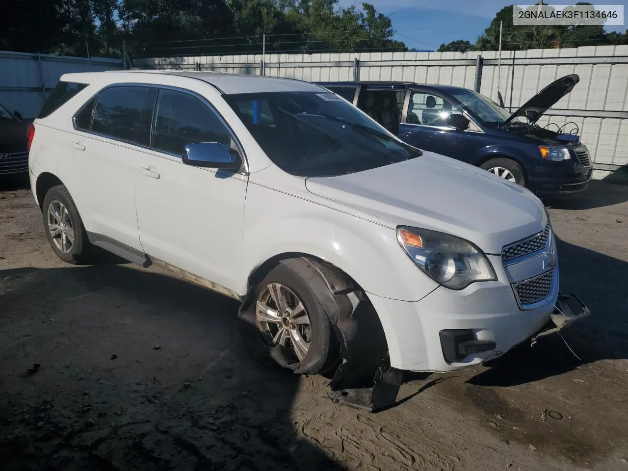 2015 Chevrolet Equinox Ls VIN: 2GNALAEK3F1134646 Lot: 70600954